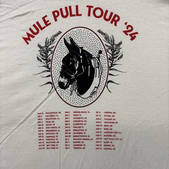 Tyler Childers Mule Pull Tour Country Tee 3XL - Picture 2 of 4